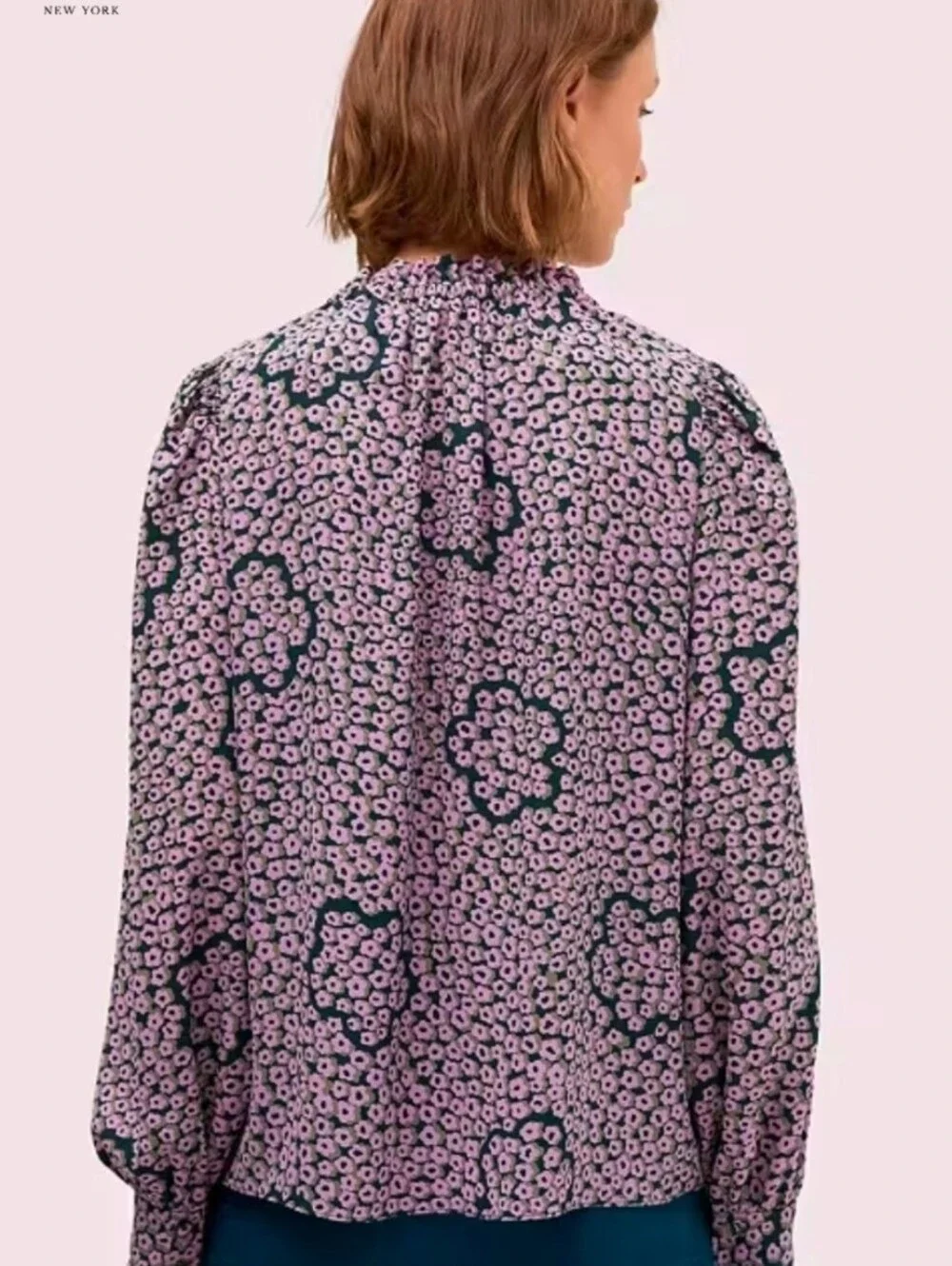 Kate Spade Flair Flora Blouse. Size S